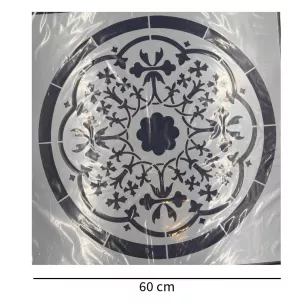 Pochoir Mandala classique 60x60cm