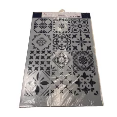 Pochoir patchwork Azulejo 60x90cm
