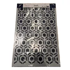 Pochoir Kami Hexagone 60 x 90 cm Pochoir Kami Hexagone 60 x 90 cm