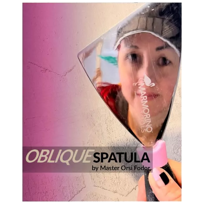 Oblique Spatula - 80mm - Marmorino Tools