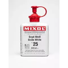 Mixol Pigment N°25 – Opaak Wit Universeel voor Pleisters, Stuccos en Verf Mixol Pigment N°25 – Opaak Wit Universeel voor Pleisters, Stuccos en Verf