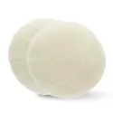 Lambs Wool Polarshine – Peau de mouton blanche 150 mm – Mirka (lot de 2)