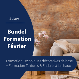 Bundel Formation - Techniques décoratives de base & Textures et enduits à la chaux (3jours)