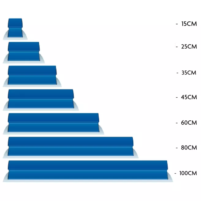 Guide des tailles: LAME A LISSER SEMIN 