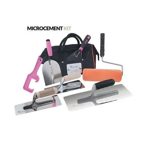 [MA11020] MICRO-CEMENT KIT - 7 tools for applying polished concrete - Marmorino Tools