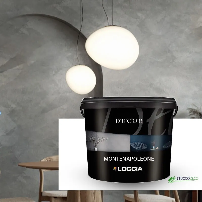 Montenapoleone – Peinture décorative métallisée iridescente effet damassé – Loggia