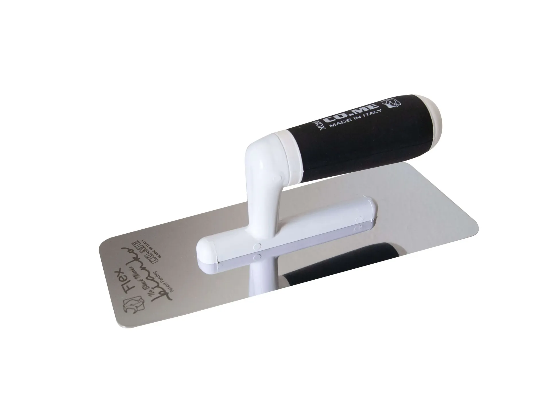 Bianko Flex 0,5 mm – Taloche rectangulaire flexible anti-traces pour enduits blancs – Co.Me