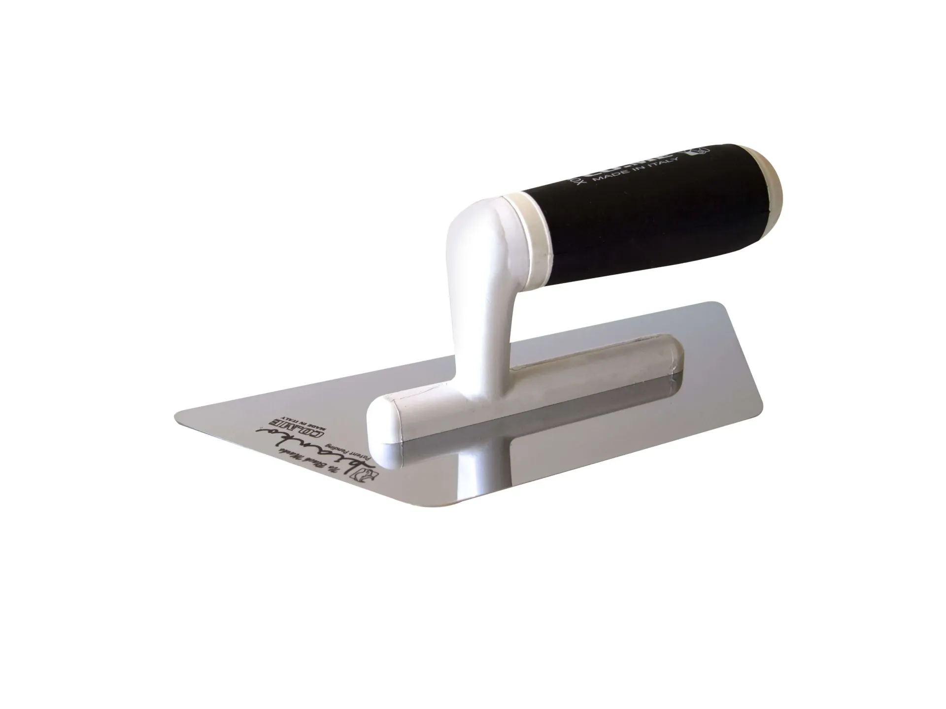 [310LRBI240] Bianko Trap 0,6 mm – Taloche trapézoïdale anti-traces pour enduits blancs – Co.Me