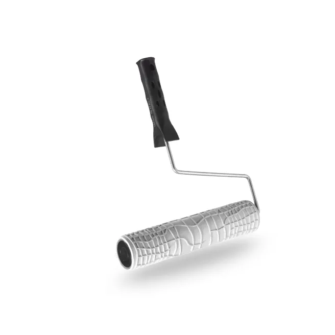 Crocodile 250 mm – Rouleau décoratif complet avec manche, effet peau de crocodile – Co.Me