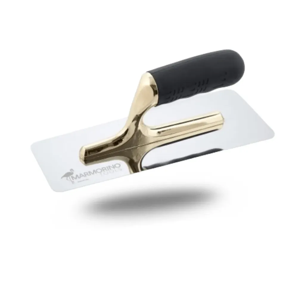 Stilmirror Elite Pro – Taloche inox 0,6 mm pour stucco vénitien et Marmorino – Marmorino Tools