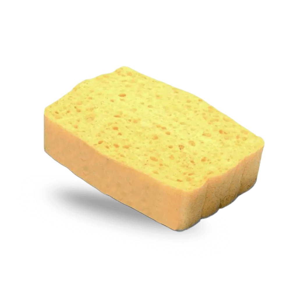Éponge professionnelle en cellulose 16 × 12 × 4 cm – Nettoyage et effets décoratifs