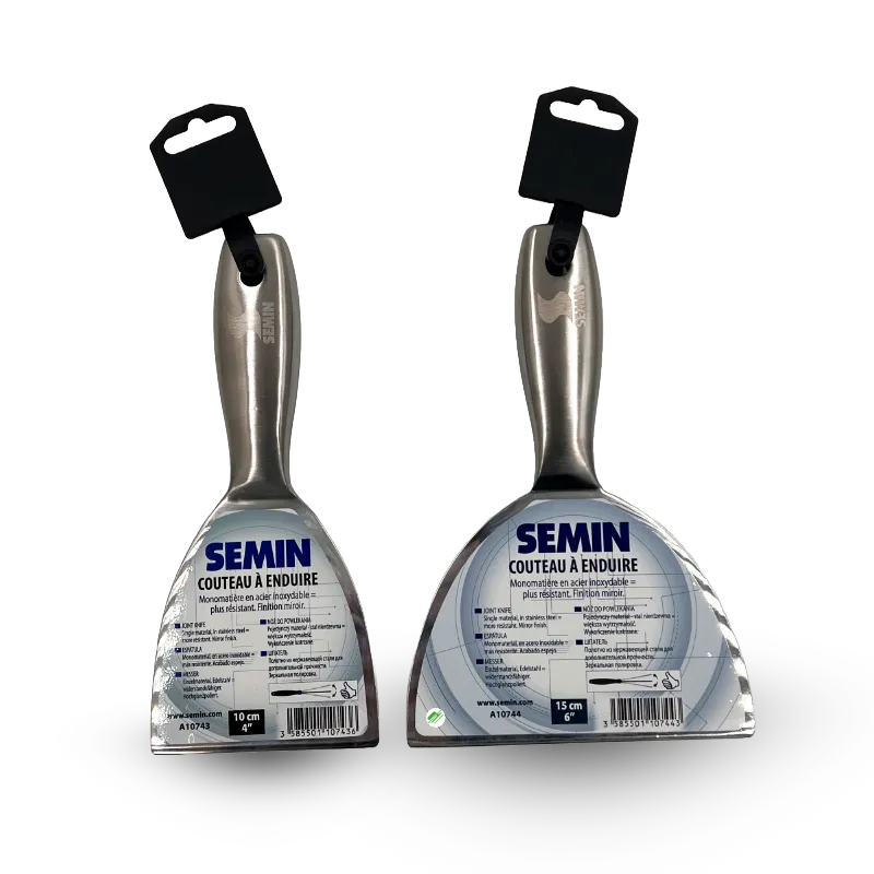 Premium plamuurmes - Flexibele inox lemmet voor pleisters - SEMIN (100 mm)