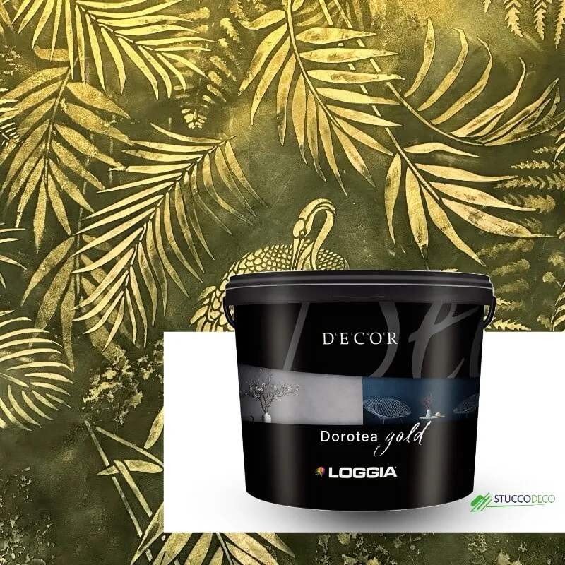 [L2.L2A88006] Dorotea Gold - Patine métallisée base Or - Loggia (0.75 Lt)