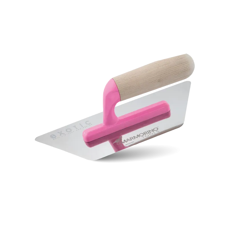 [MA21201] Exotic trapezoid trowel "STILIGHT DUAL" - Extra flexible blade of 0.3 mm - Marmorino Tools