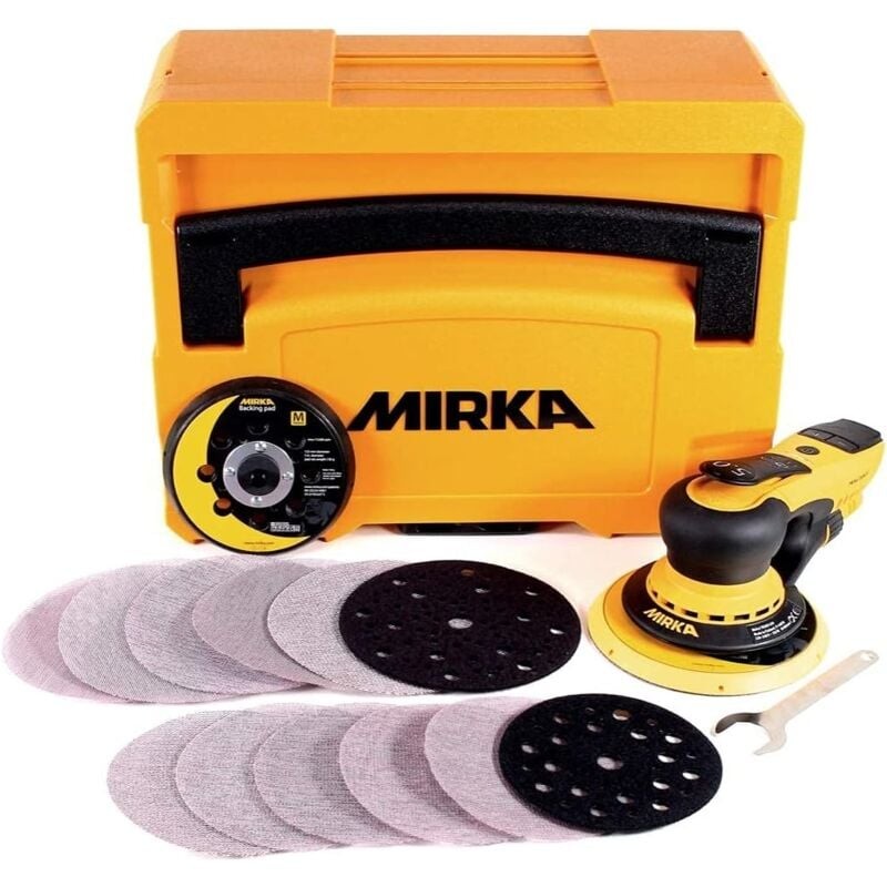 [MID5650404CA] Ponceuse orbitale Mirka DEROS II 650CV Ø150 mm - Ponceuse exc. 5 mm pro - Coffret de rangement - Mirka