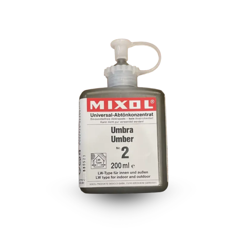 [MIXOL.22] Universeel vloeibaar pigment natuurlijke omber N°2 - 200ML - Mixol