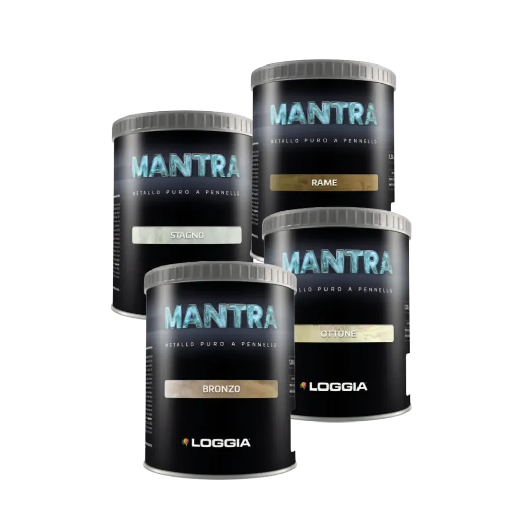 Mantra Métallisation à froid – Peinture effet métal pour murs & surfaces – Loggia (Bronze)