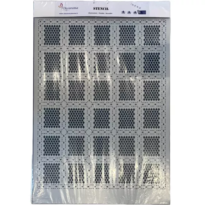 [BS5260] Sjabloon - Cementstraat 65x95 cm - Decorama