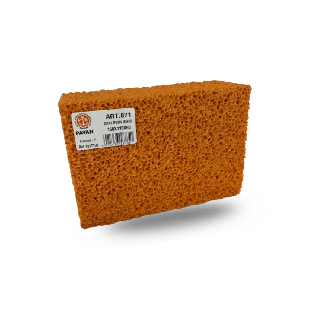 Eponge en Latex orange 16 cm - Pavan