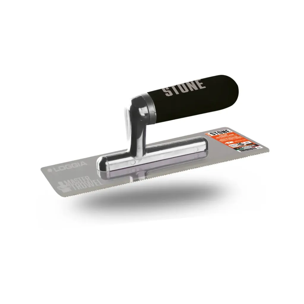 Stone Master Trowel - Rechthoekige getande Spaan - 240x100x0,6 mm - LOGGIA